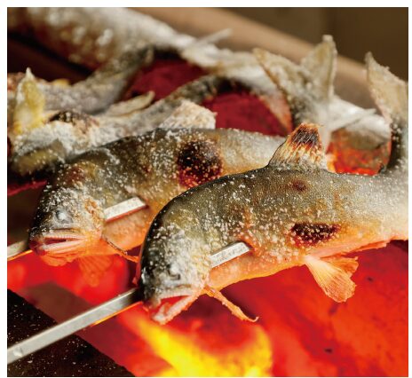 炭焼き あゆ料理 アオ山